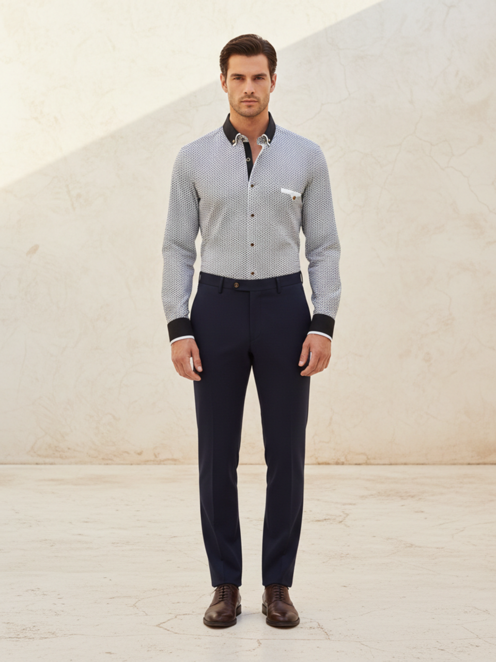 Camicia versatile da uomo