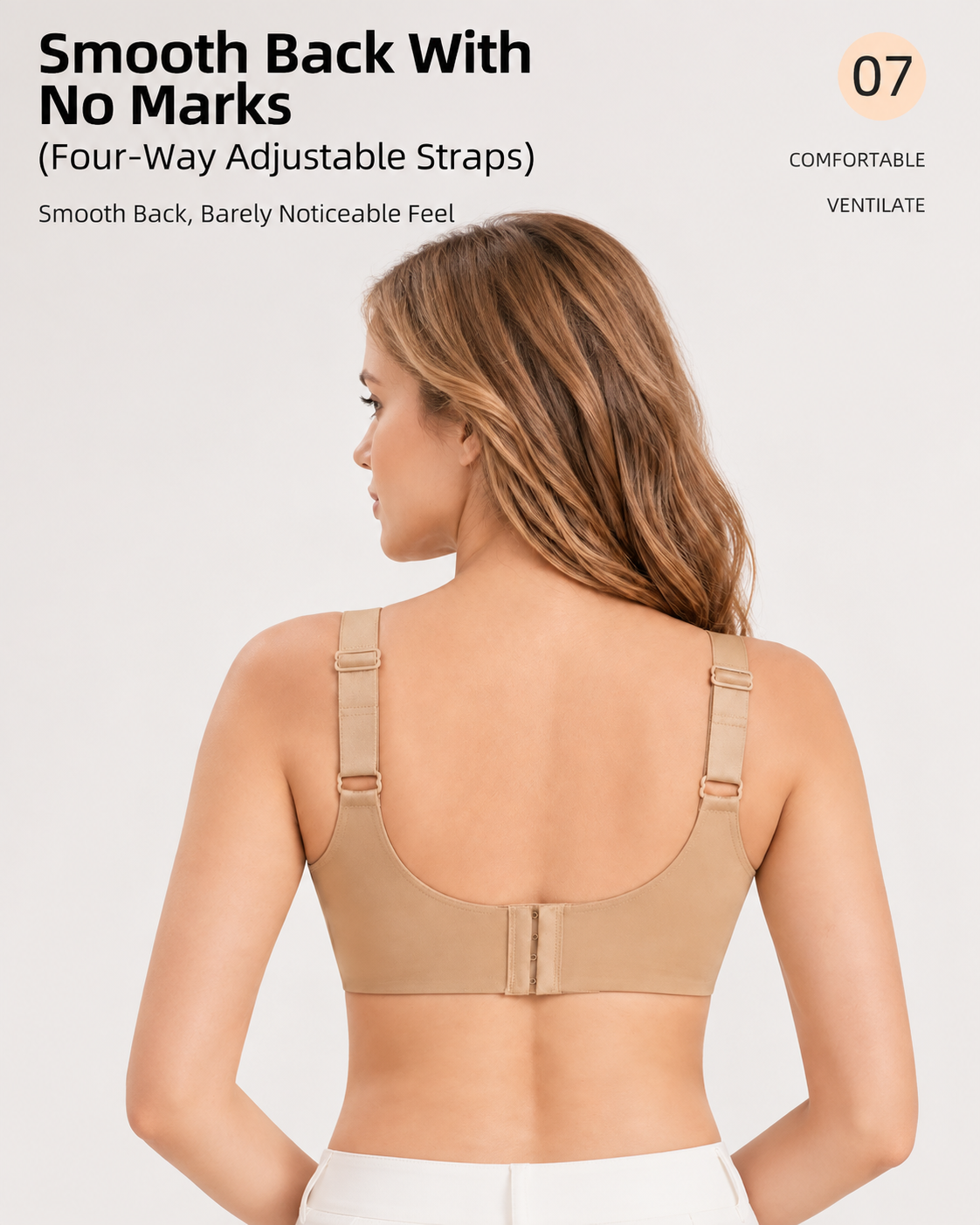 Pack de 2 sujetadores push-up de encaje sin costuras y transpirables
