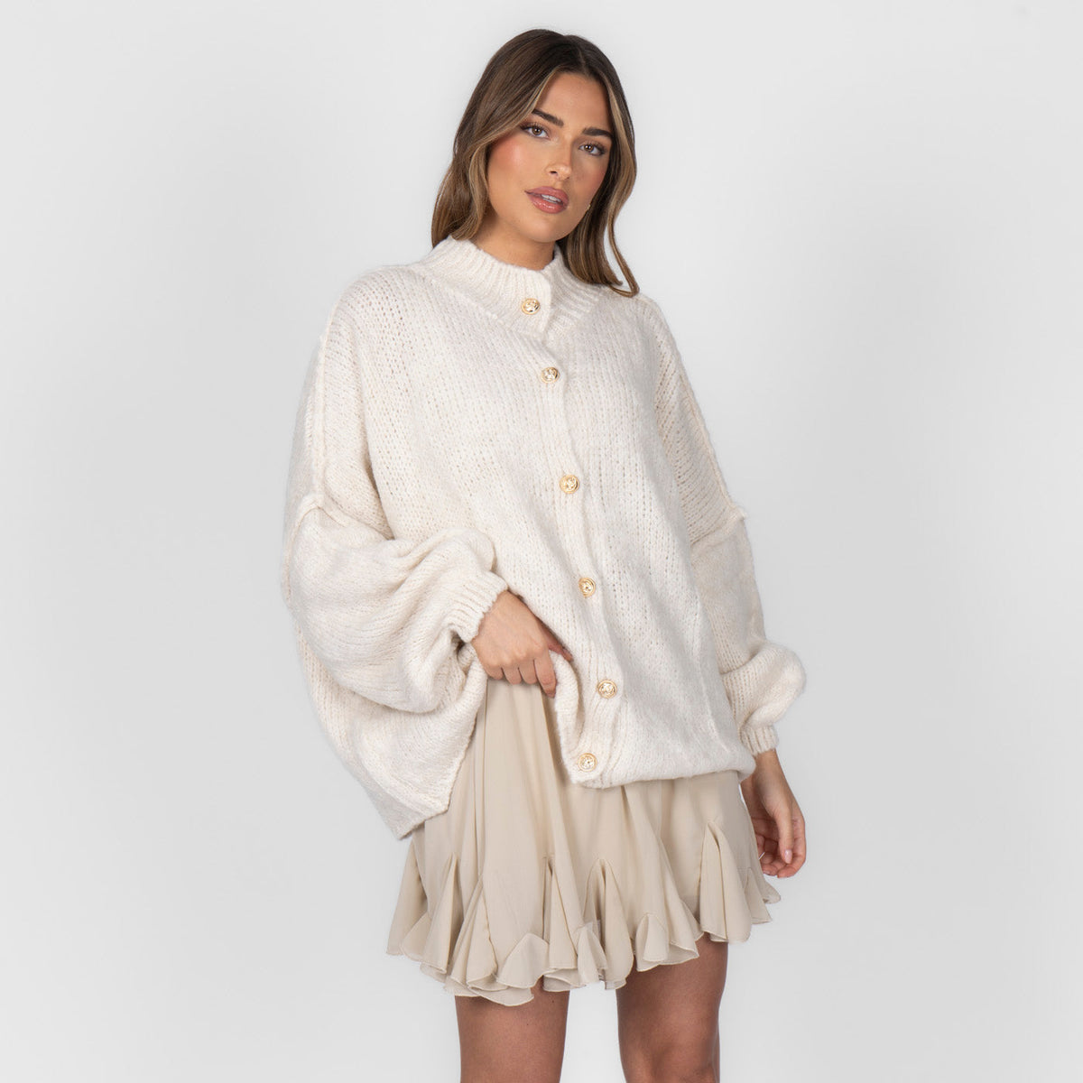 Cárdigan oversize "CozyGlam"