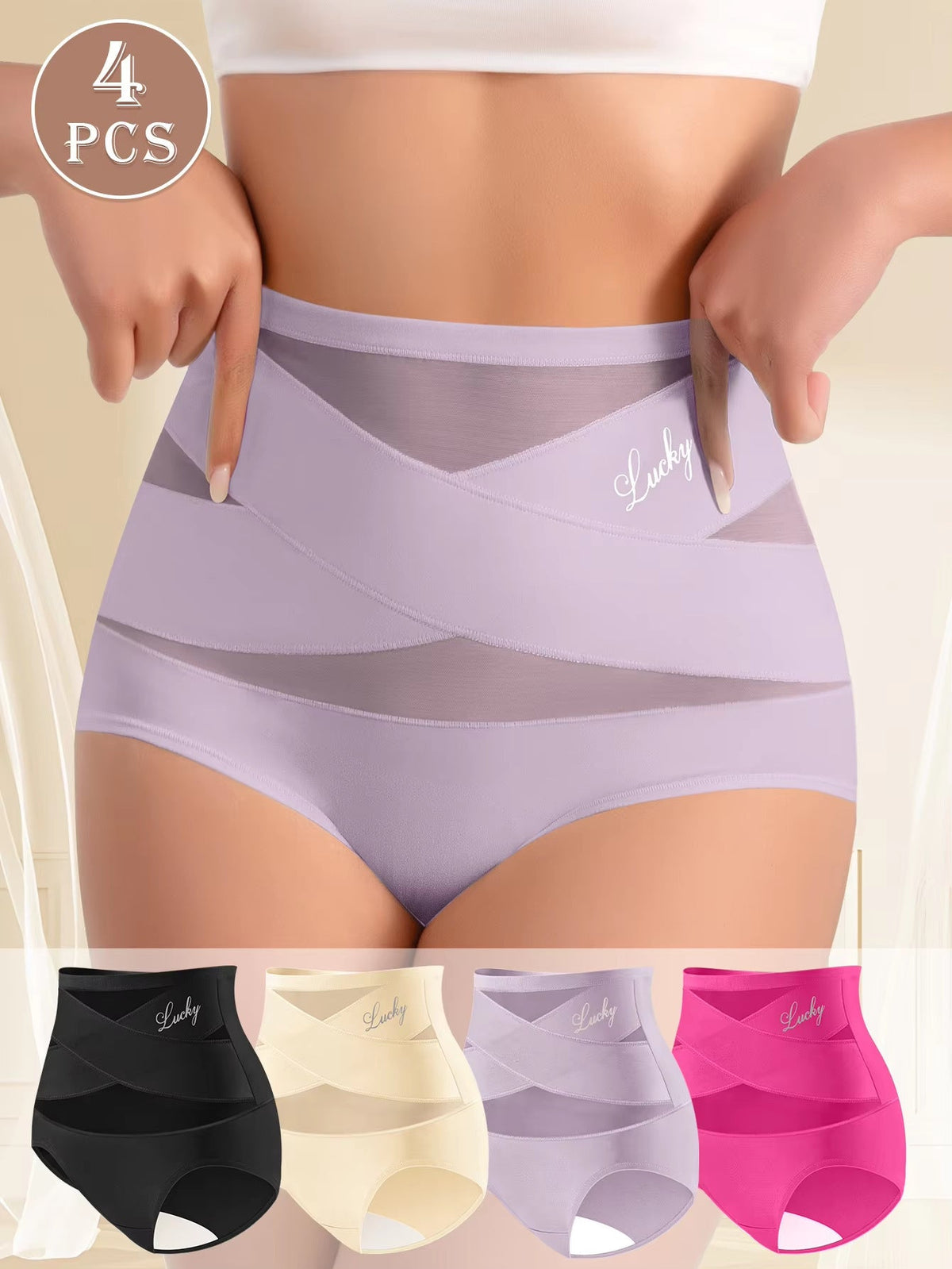 Mutandoni modellanti a vita alta senza cuciture – Pancia piatta ed effetto push-up
