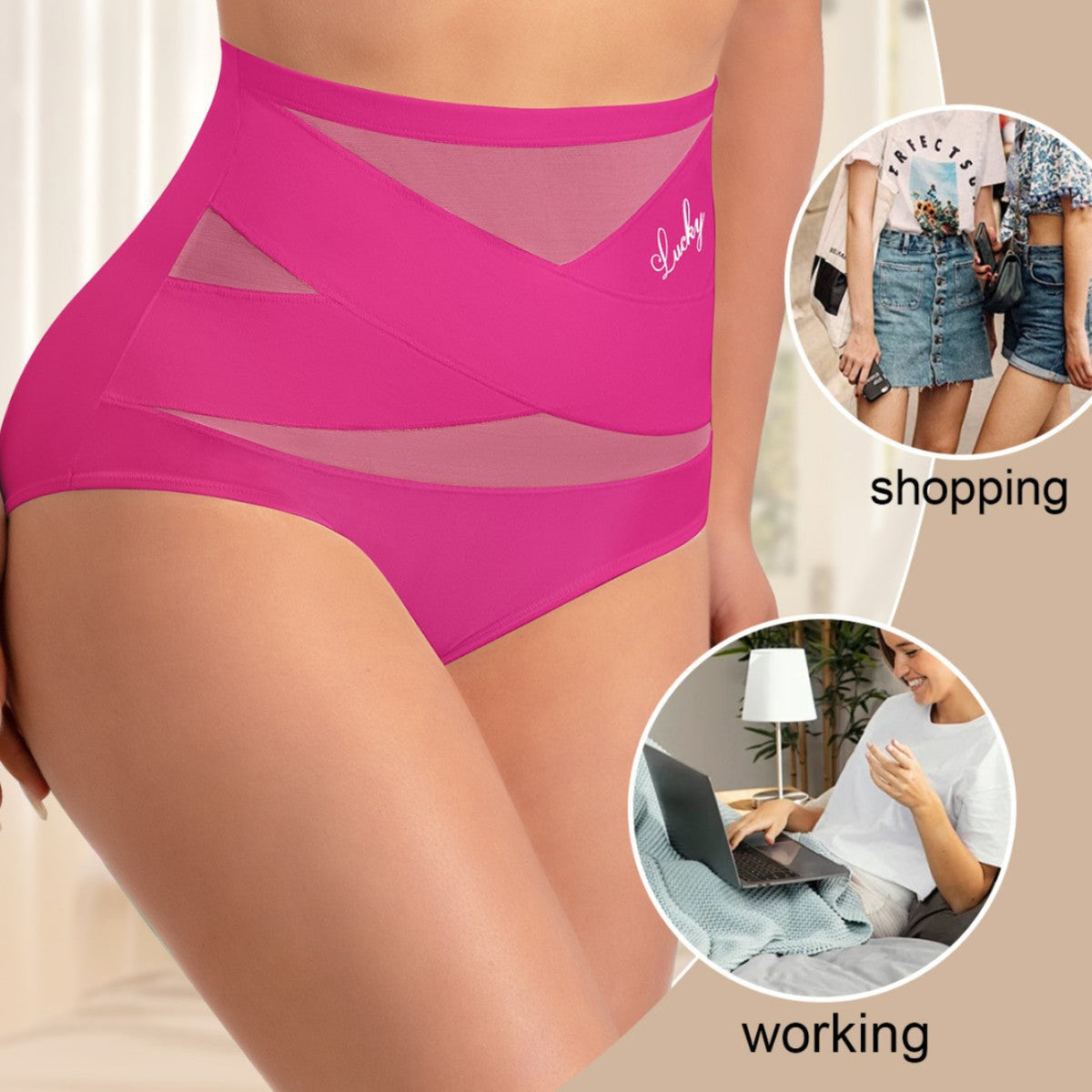Mutandoni modellanti a vita alta senza cuciture – Pancia piatta ed effetto push-up