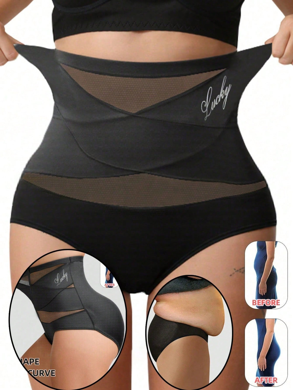Mutandoni modellanti a vita alta senza cuciture – Pancia piatta ed effetto push-up