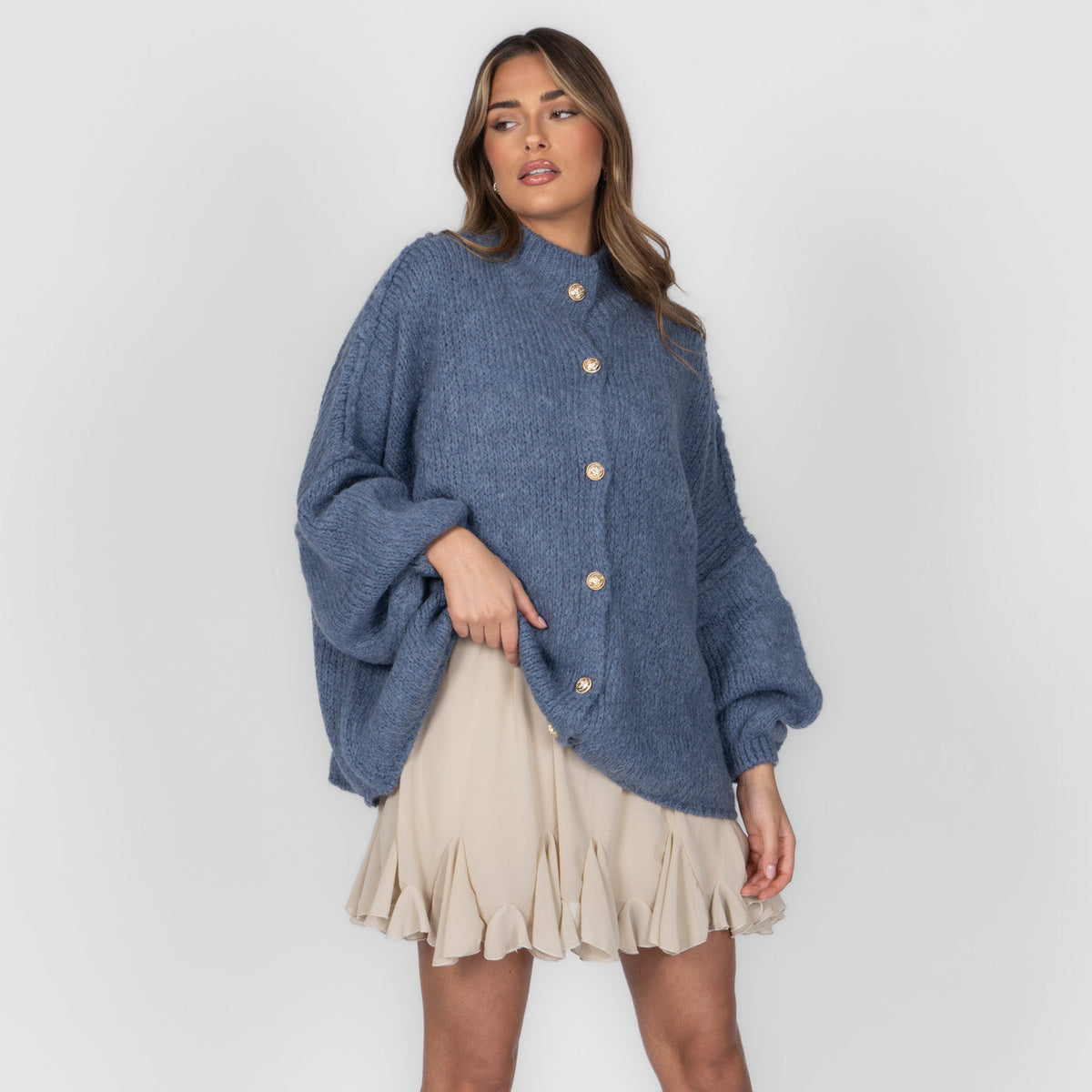 Cárdigan oversize "CozyGlam"