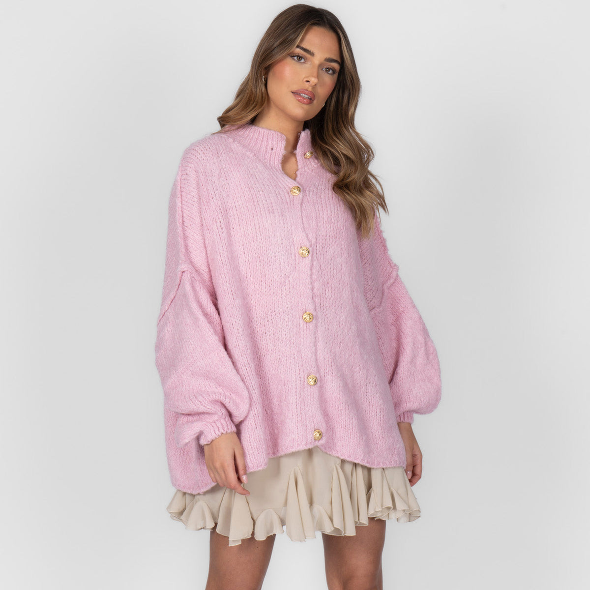 Cárdigan oversize "CozyGlam"
