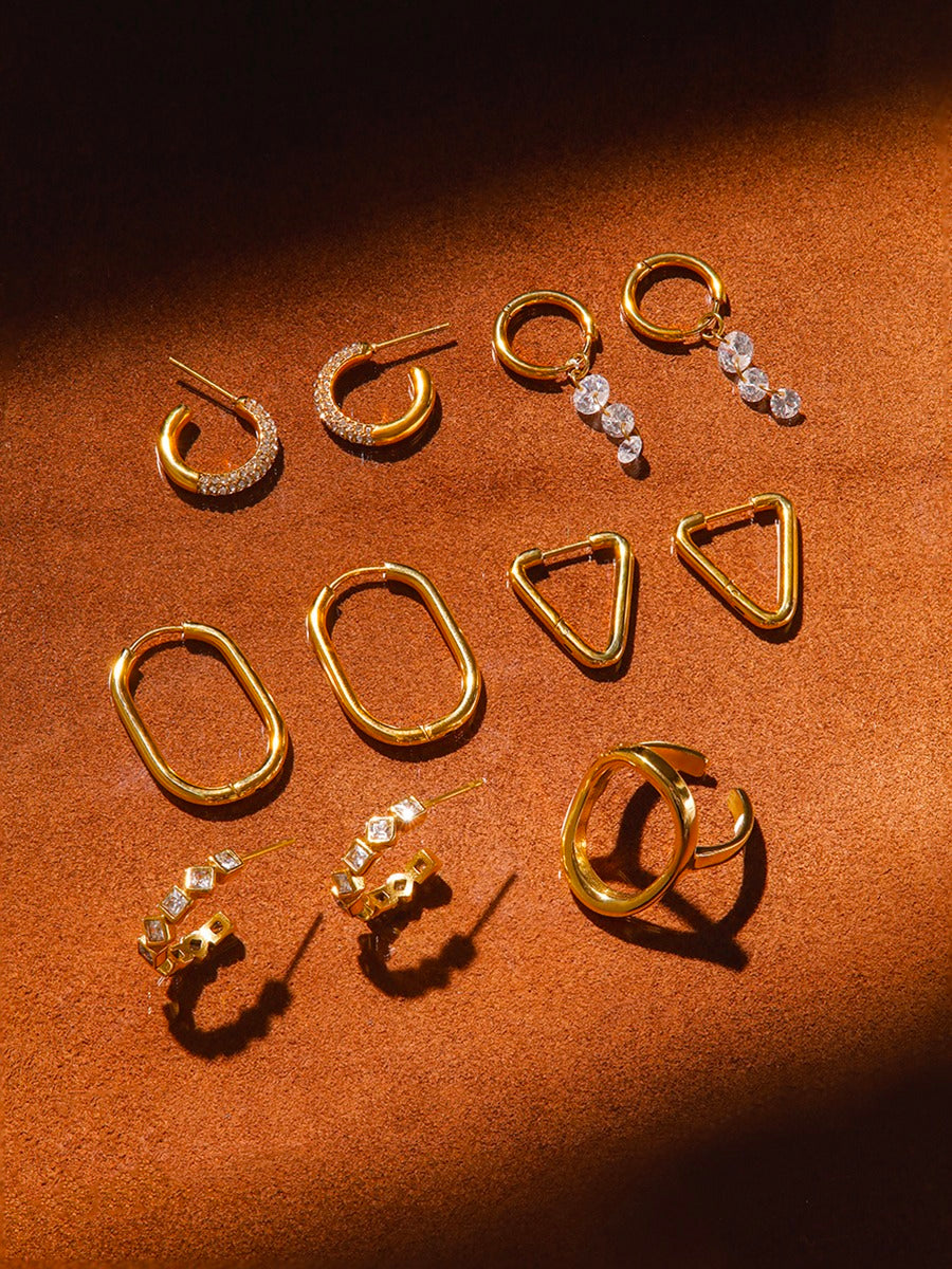 Boucles d'oreilles Étoile Filante