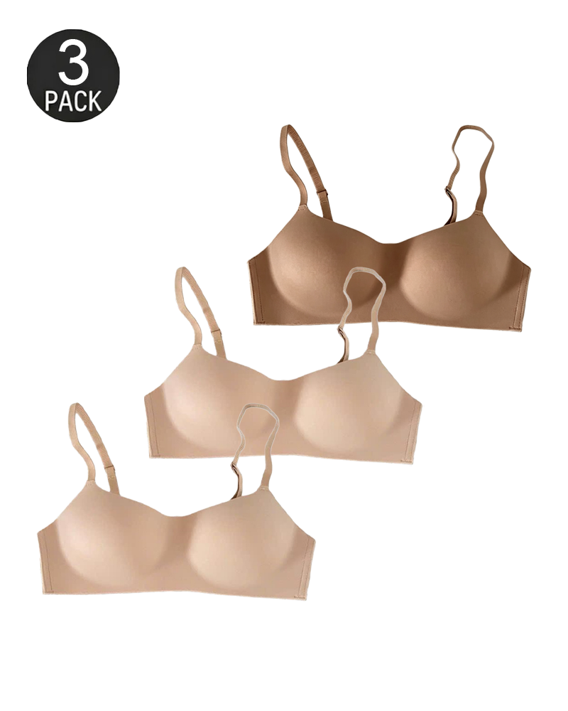Soutien-gorge sans coutures invisible échancré sans armatures