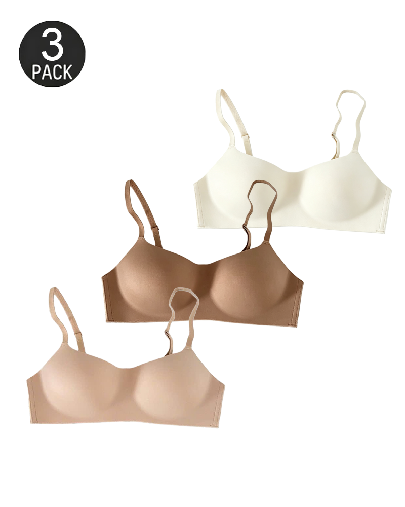 Soutien-gorge sans coutures invisible échancré sans armatures