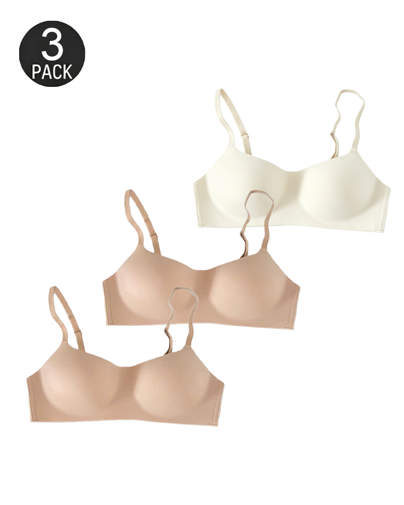 Soutien-gorge sans coutures invisible échancré sans armatures