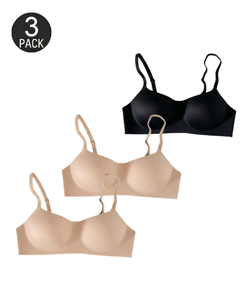 Soutien-gorge sans coutures invisible échancré sans armatures