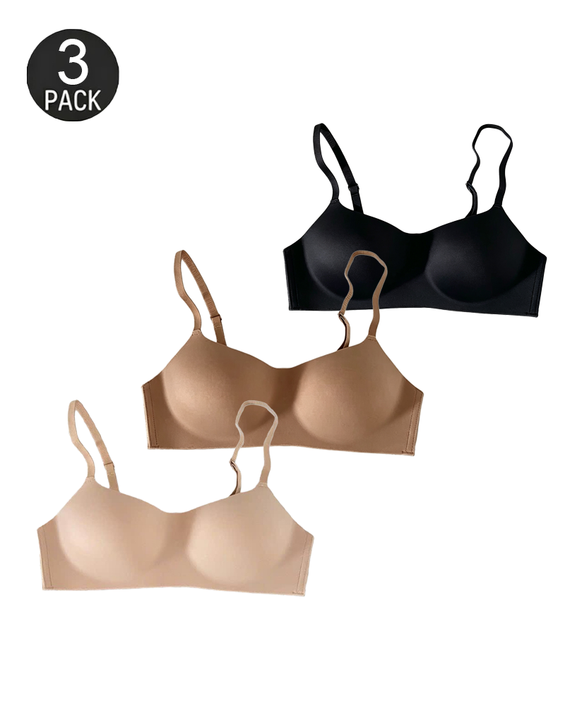Soutien-gorge sans coutures invisible échancré sans armatures