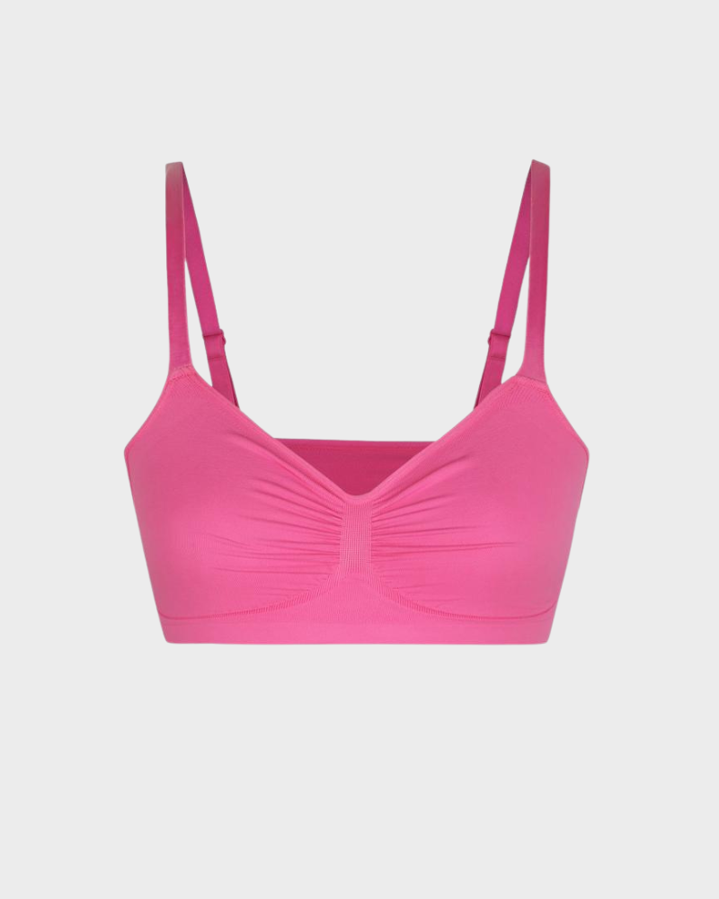 Formende, dekkende BH uten bøyle eller polstring