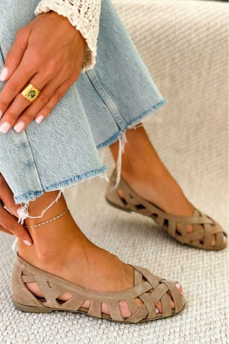 Ballerines tressées
