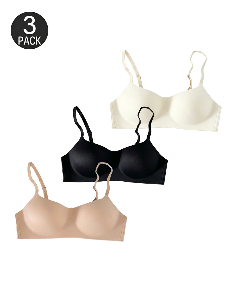Soutien-gorge sans coutures invisible échancré sans armatures