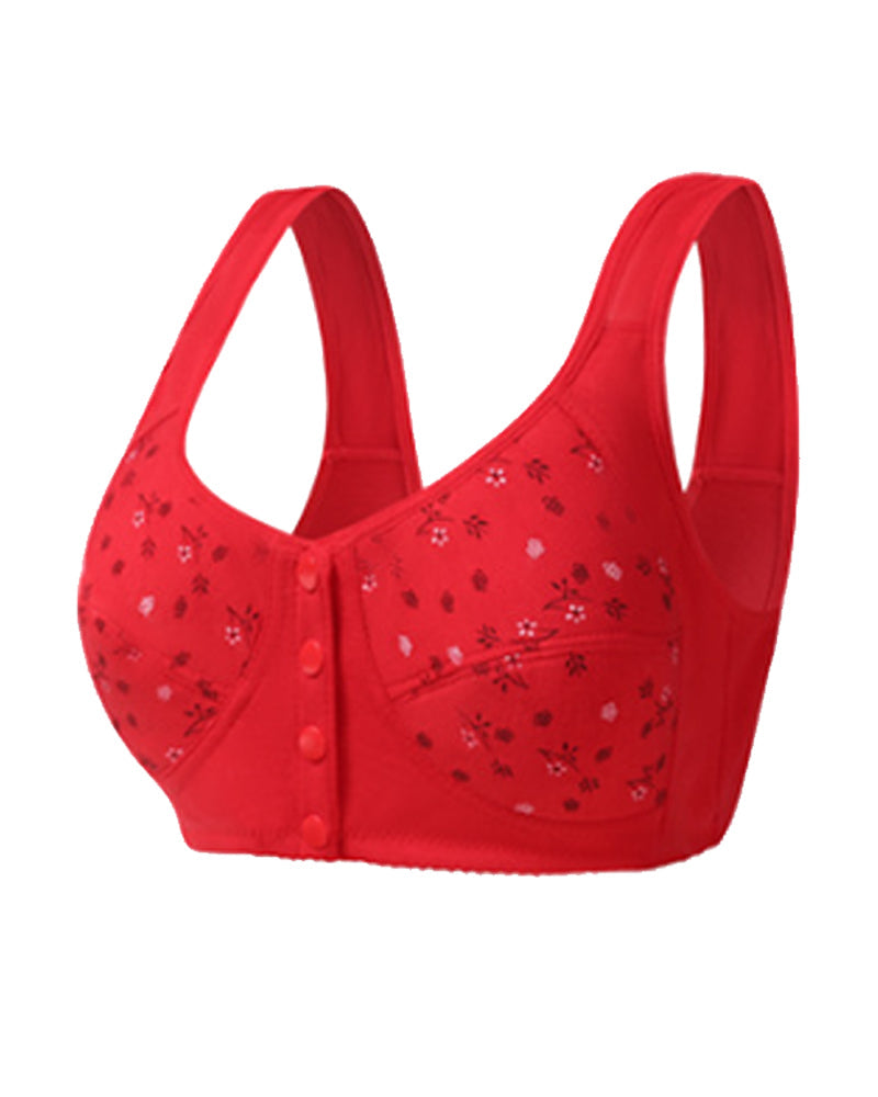 Soutiador estampat amb tancament frontal