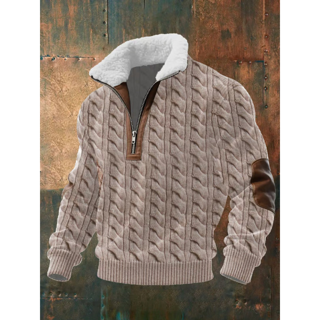 Polaire en jersey zippée