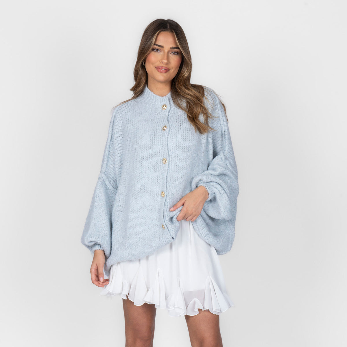 Cárdigan oversize "CozyGlam"