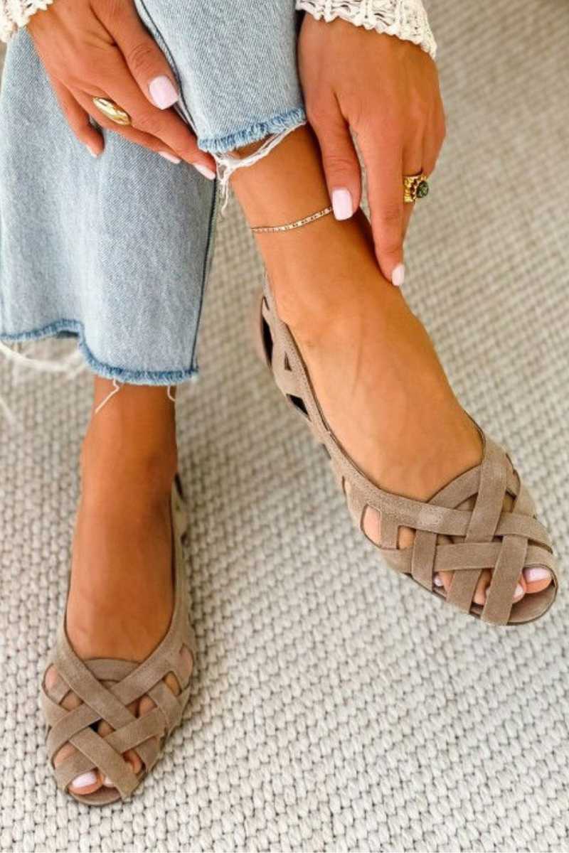 Ballerines tressées