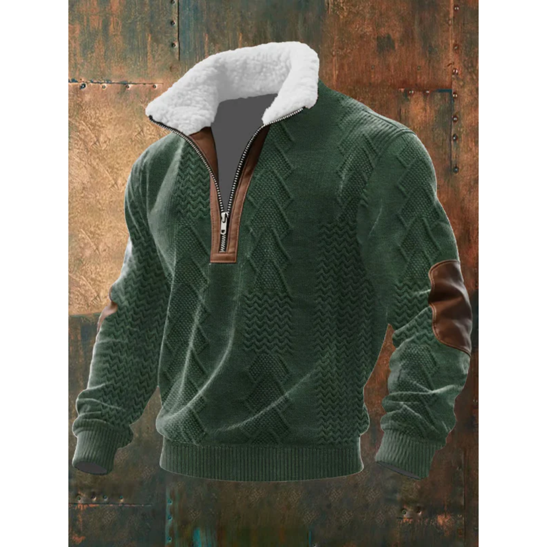 Polaire en jersey zippée