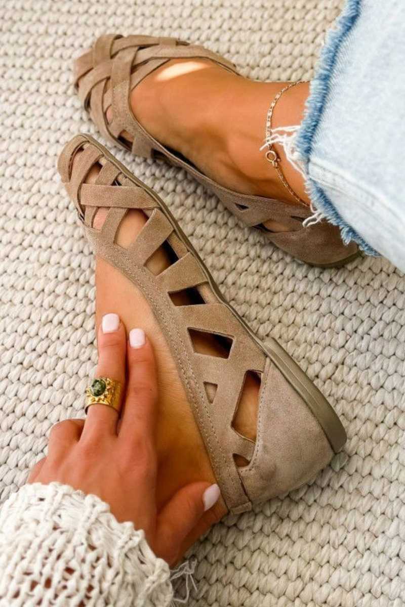 Ballerines tressées