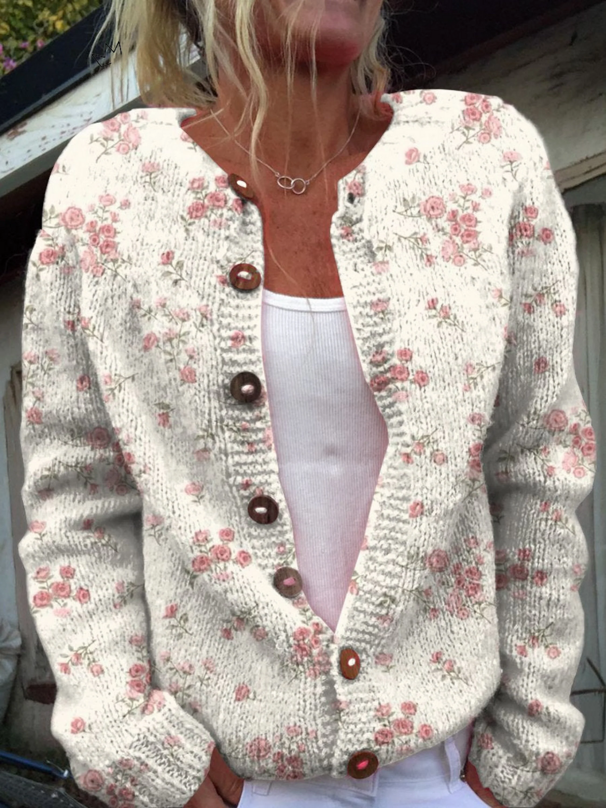 Evanthea | Branca de punt vintage amb motius florals
