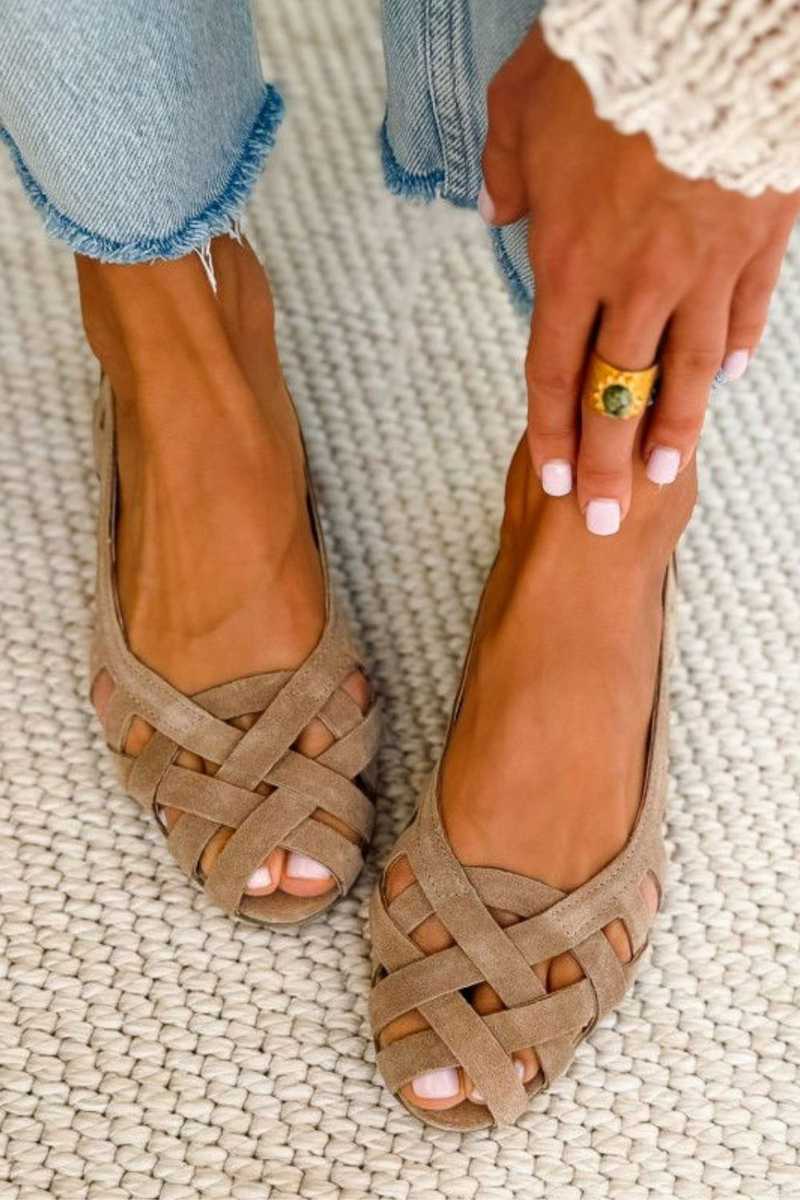 Ballerines tressées
