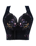 Sostenidor push-up bralette sense aros amb tancament frontal – Negre