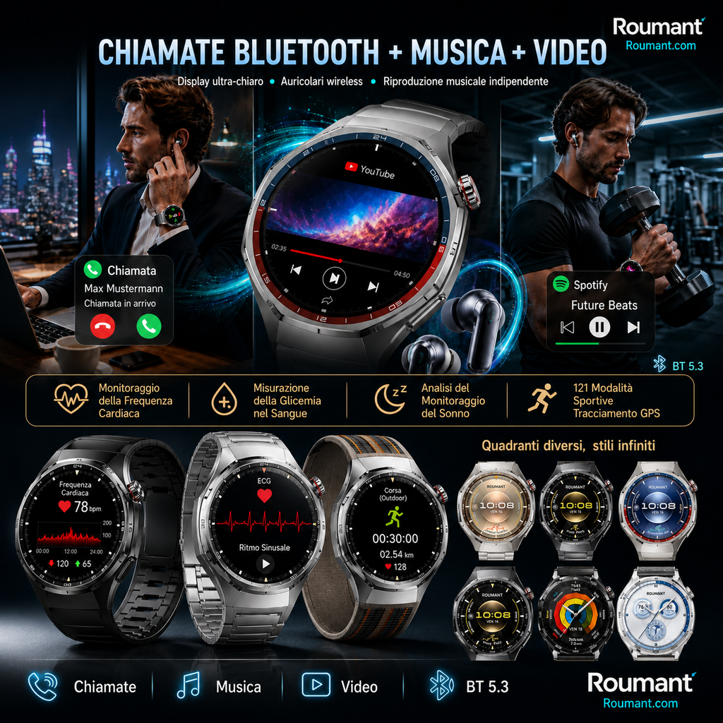 Reloj inteligente GT6 Pro con llamadas Bluetooth