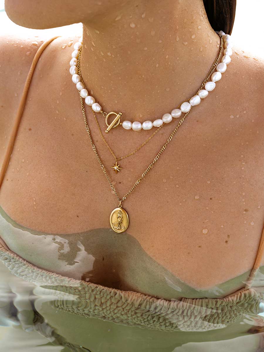 Collier de Perles OT - Élégance Classique