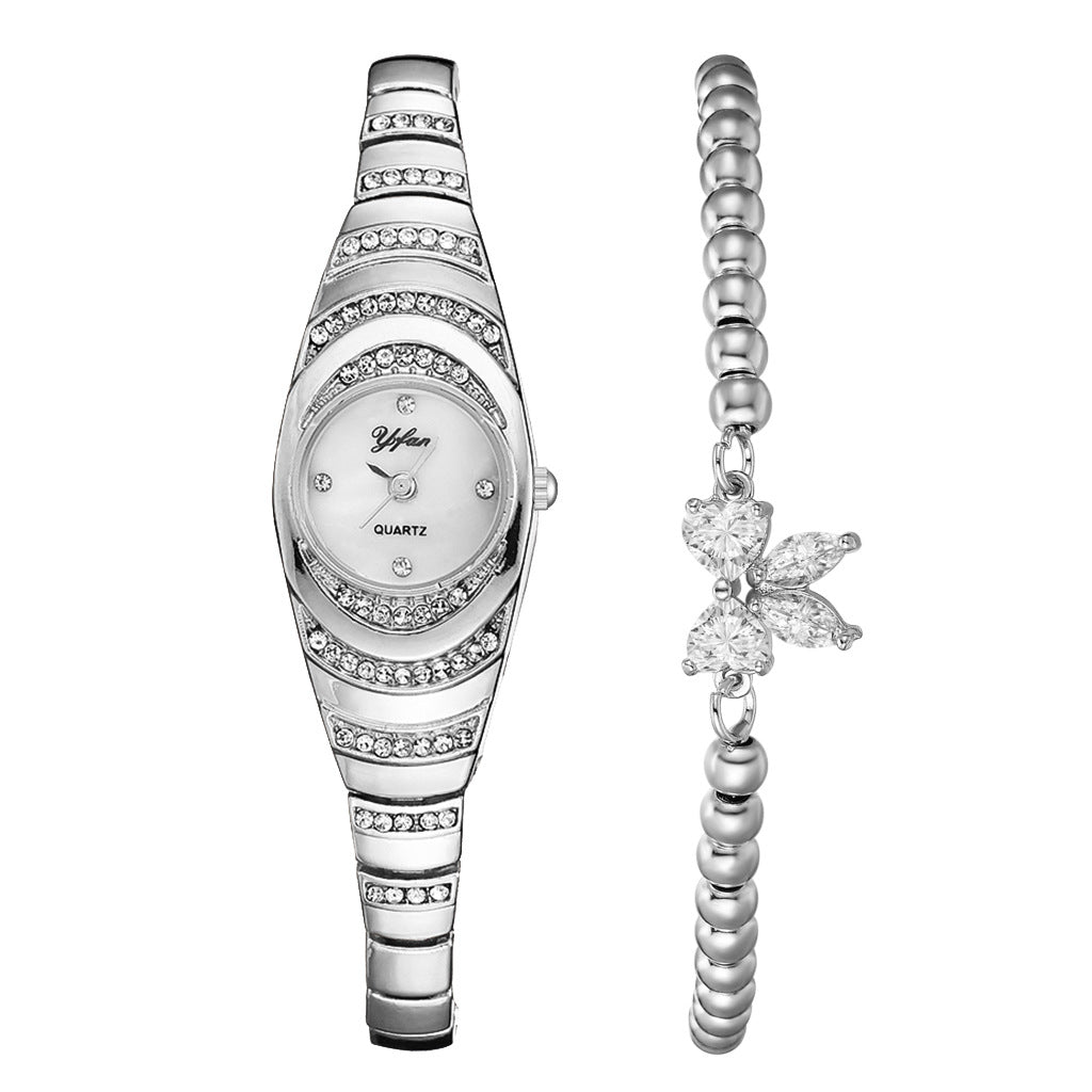 Rellotge polsera amb strass per a dona