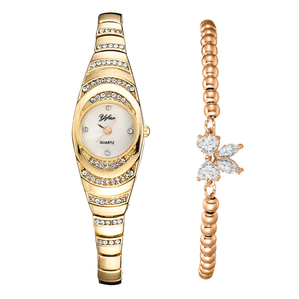 Rellotge polsera amb strass per a dona