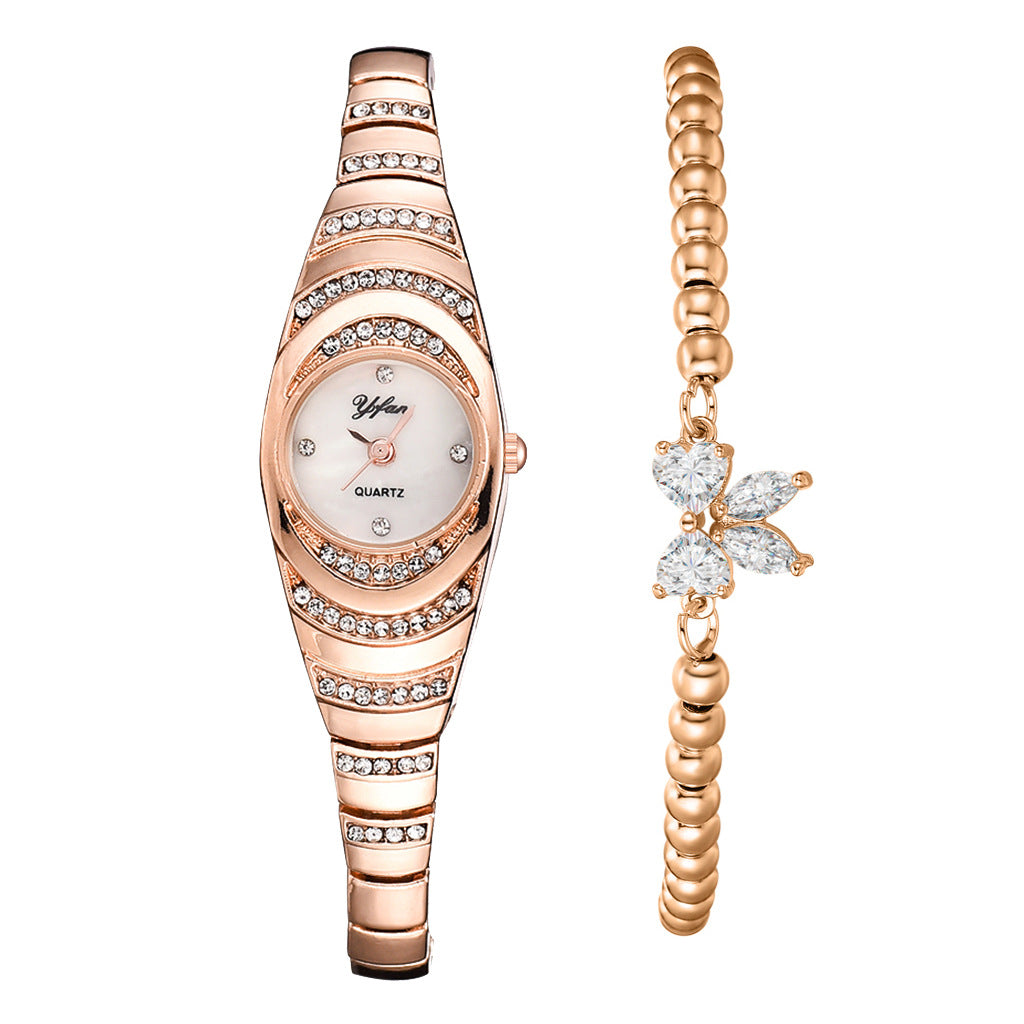 Rellotge polsera amb strass per a dona