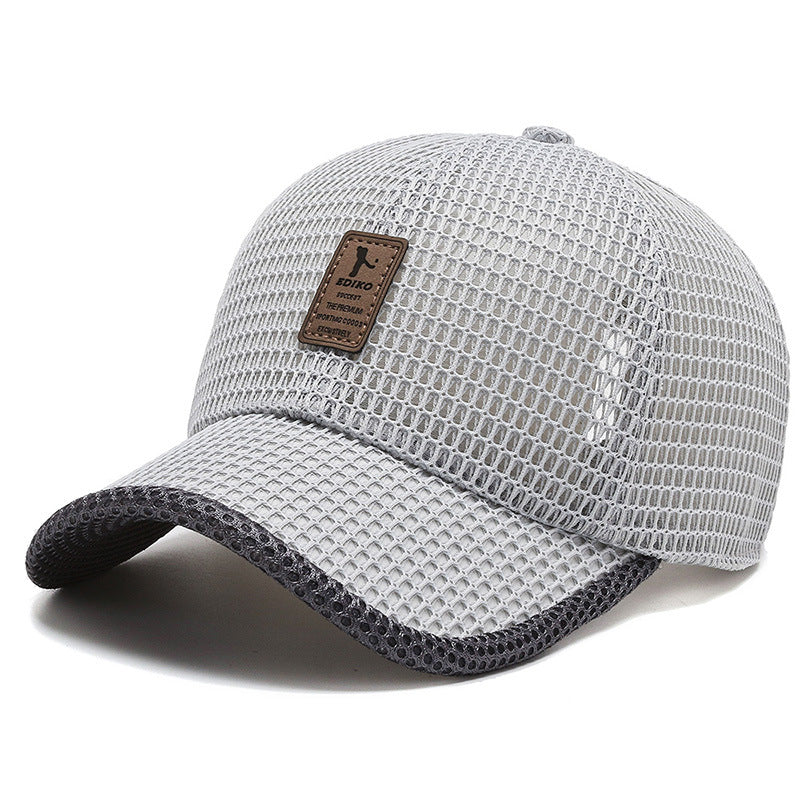 Gorra de béisbol ligera y transpirable para el verano