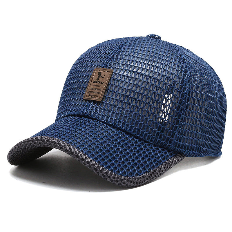 Gorra de béisbol ligera y transpirable para el verano
