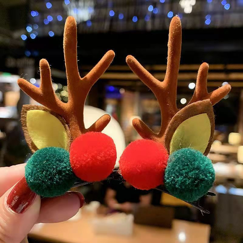 Bigudins de Nadal de fusta de renh