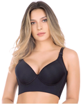 Reggiseno push-up a coppe preformate con sostegno extra-fermo - Nero