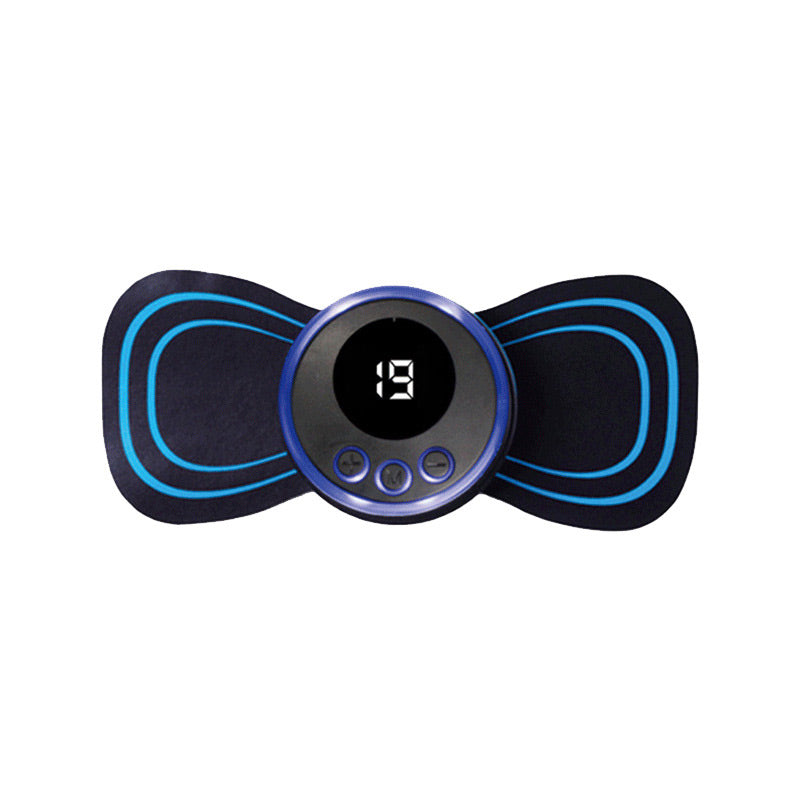 🔥 ¡COMPRA 1, LLÉVATE 1 GRATIS! 🔥Masajeador Portátil con 8 Modos y Pantalla LCD - Mini Estimulador Muscular para el Alivio del Dolor