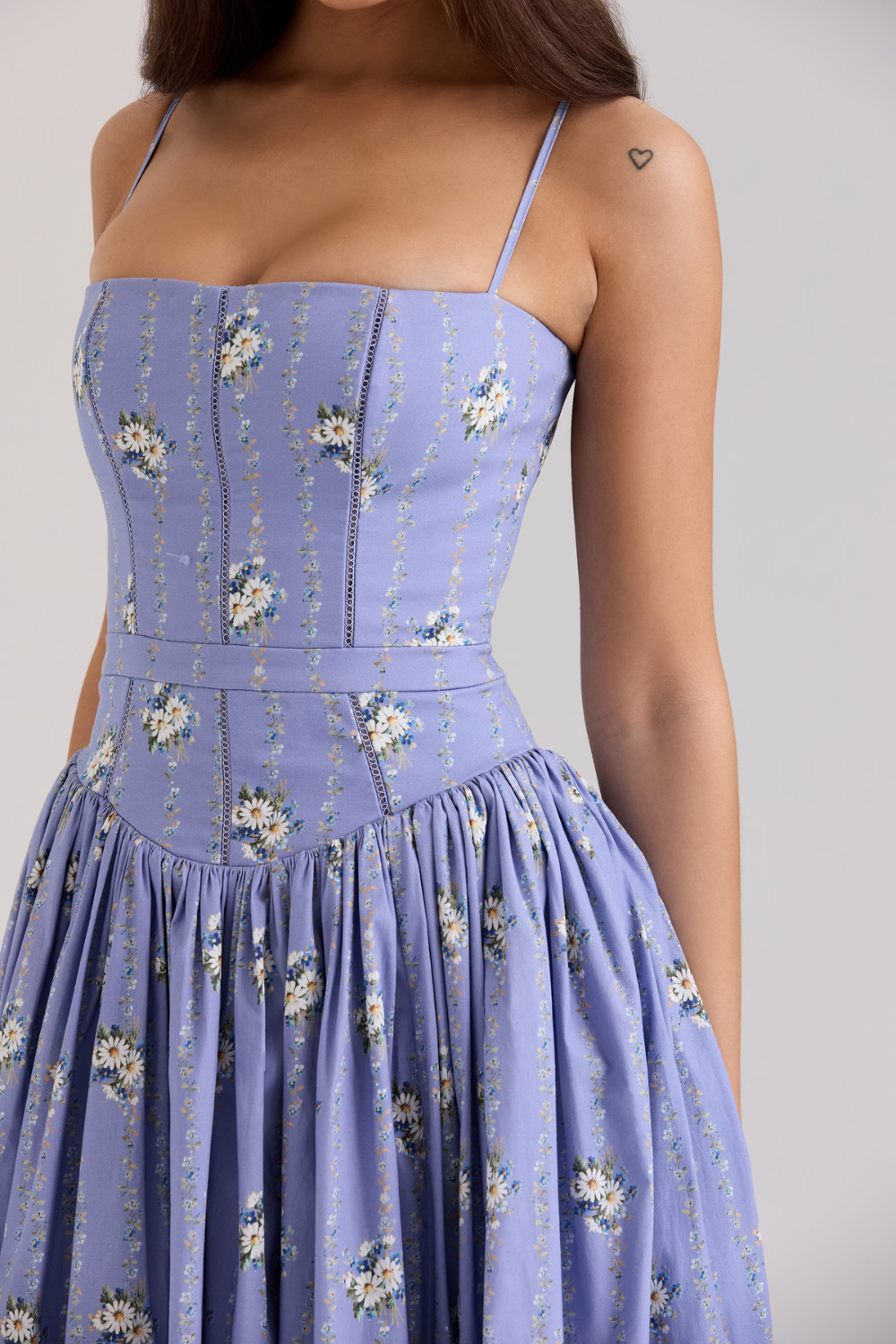 Vestit midi floral