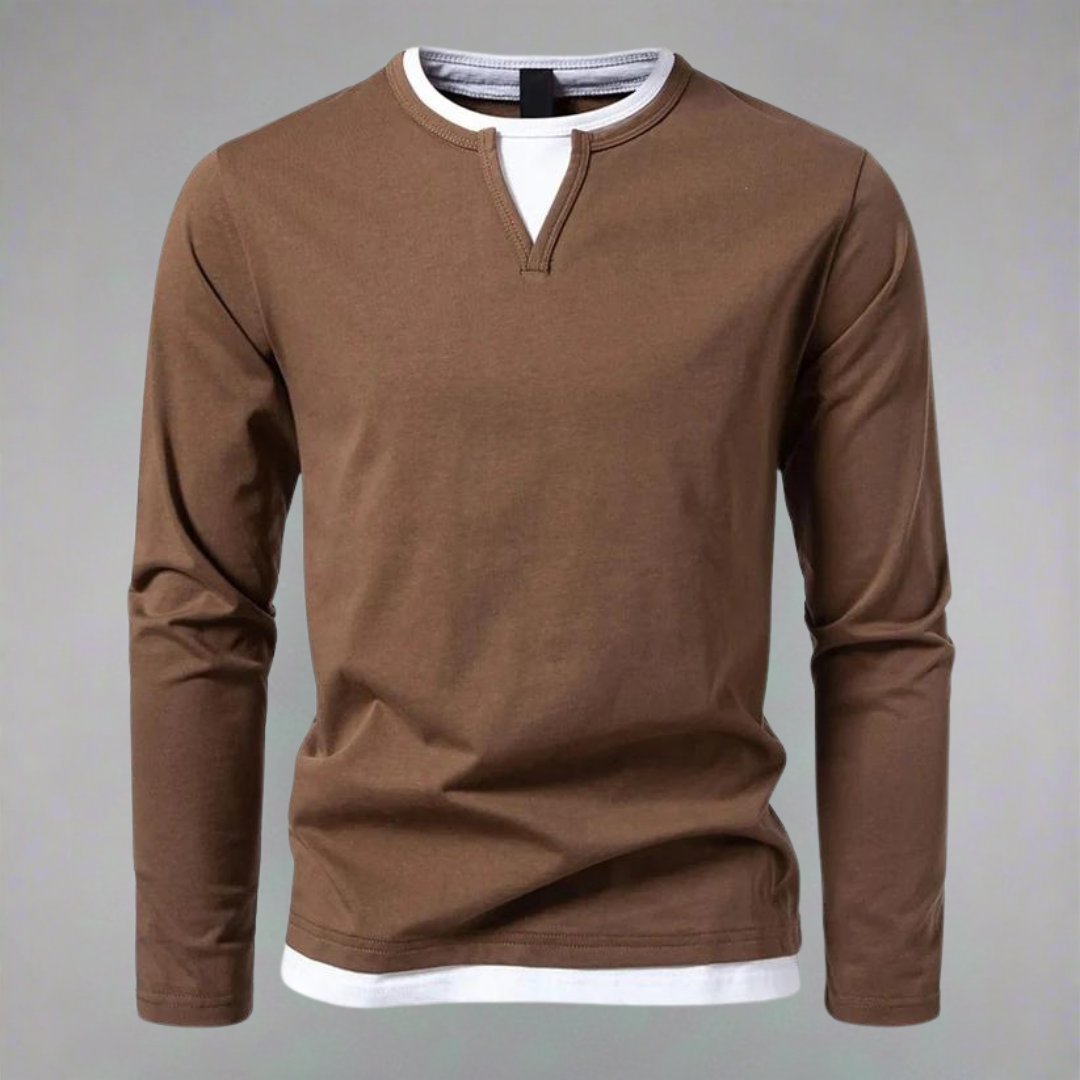 Elegant langermet t-skjorte