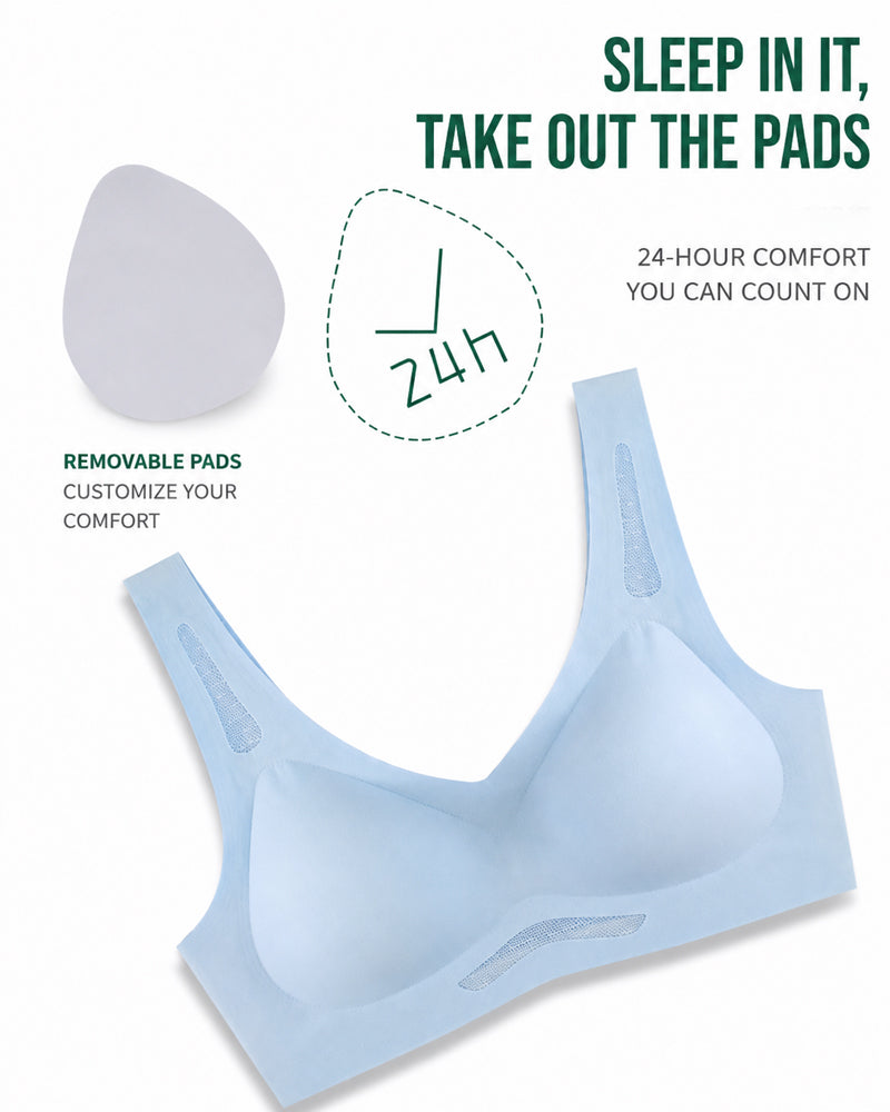 Confezione da 2 reggiseni a canotta cut-out in mesh traspirante senza cuciture con scollo a V profondo
