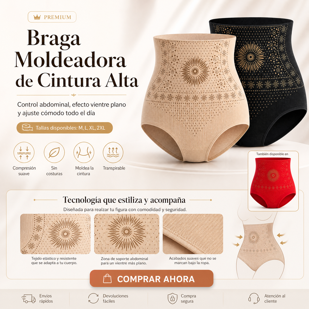Figurformende shorts 4 i 1 i mikrofiber