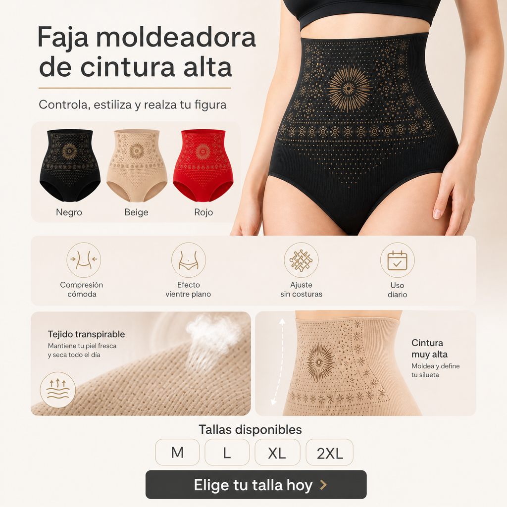 Figurformende shorts 4 i 1 i mikrofiber
