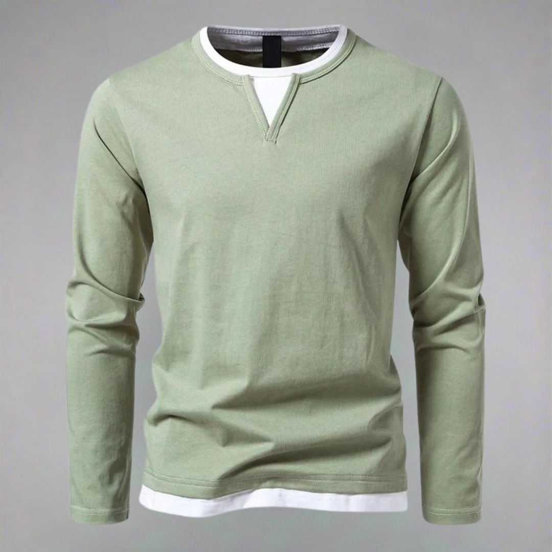 Elegant langermet t-skjorte