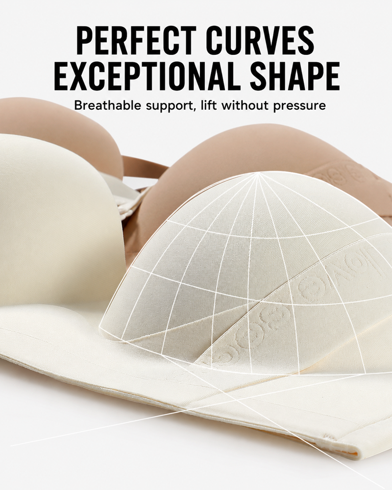 Sostenidor push-up sense aros ni costures amb sujustament lateral