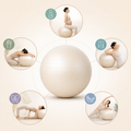 25 cm eksplosjonsfri pilatesball med pumpe