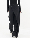 Pantaloni a gamba larga con design