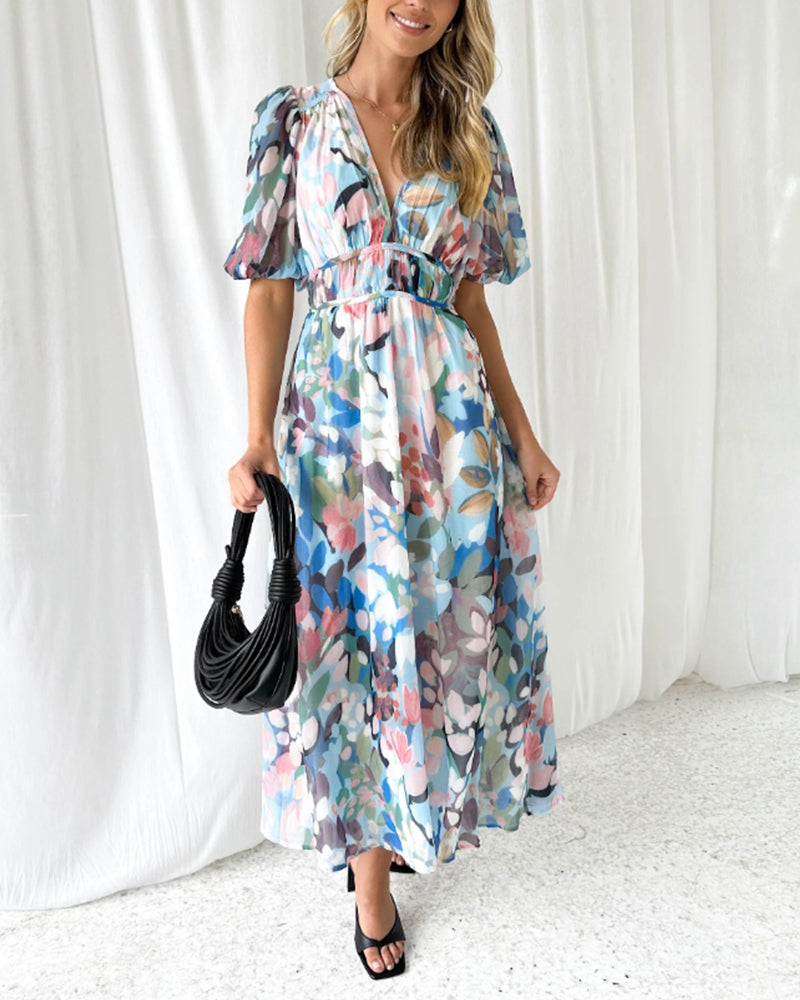 Vestit femení amb motiu floral
