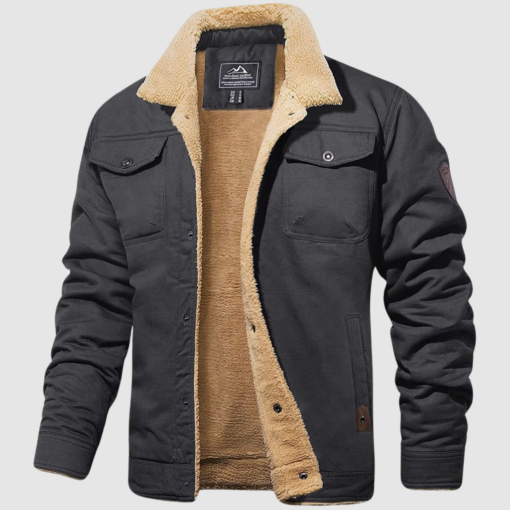 Chaqueta forrada para hombre casual y elegante