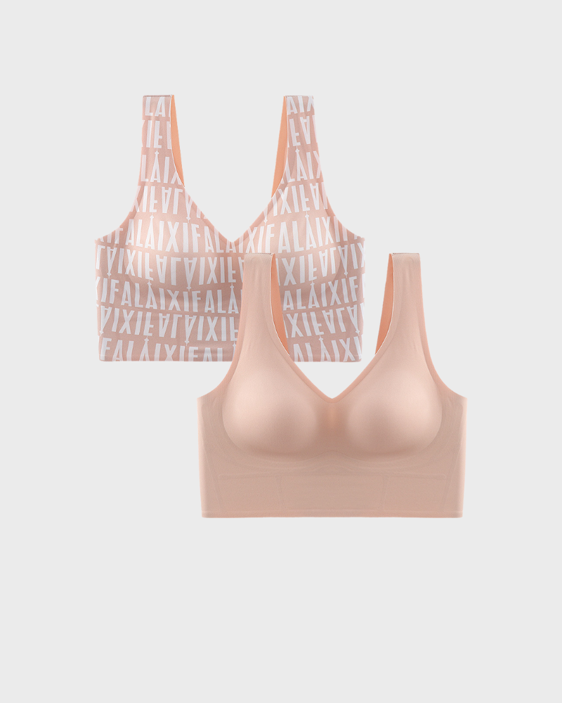 Débardeur-gorge sculptant sans armatures avec dos lissant