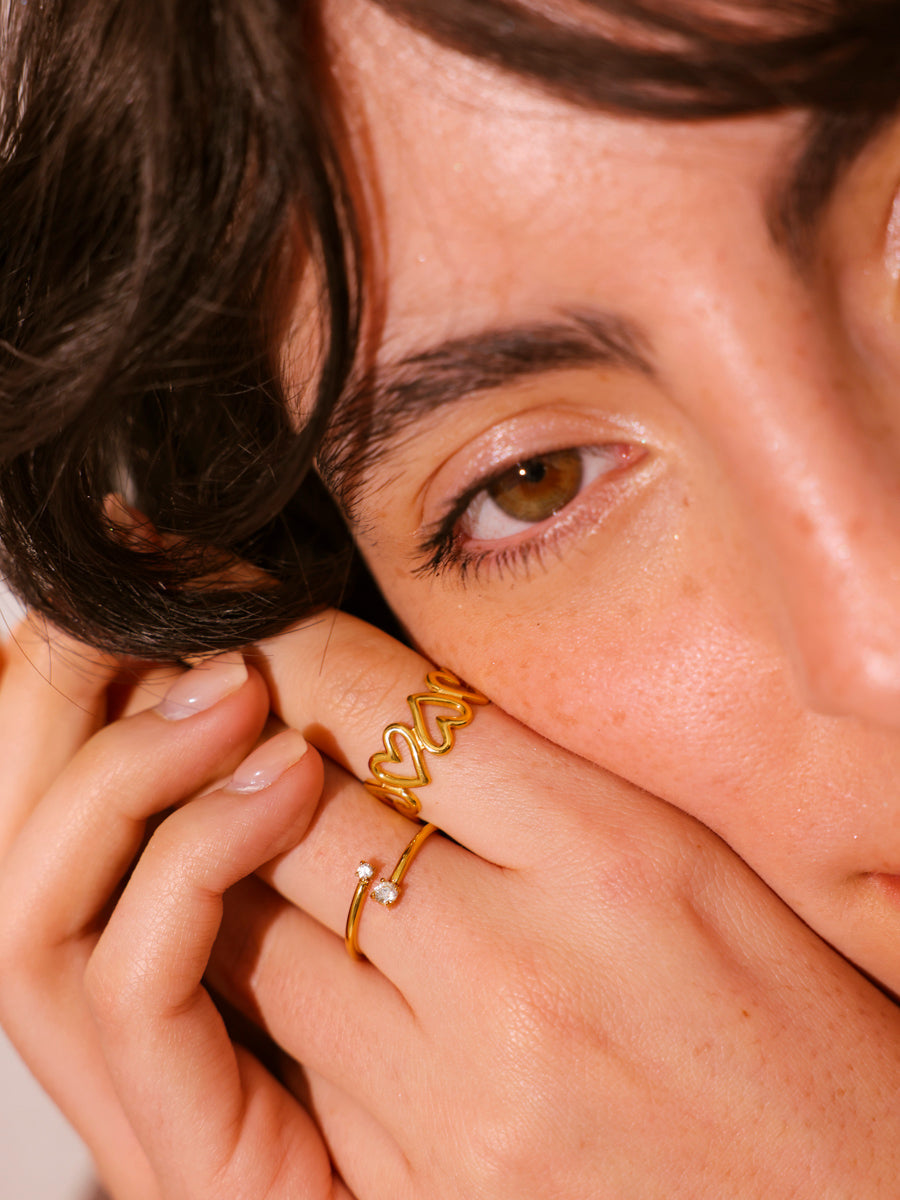 Bague Infinité Cœur