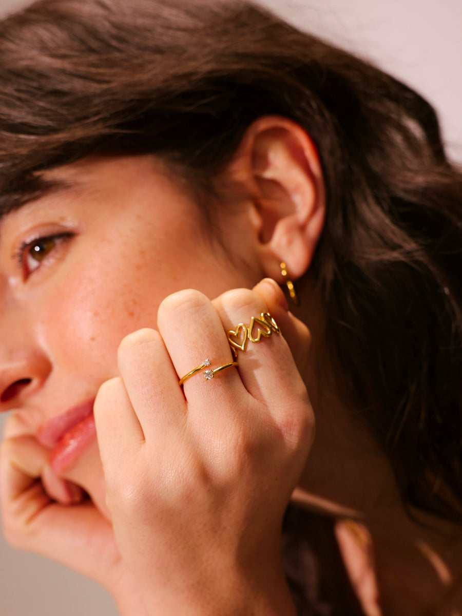 Bague Infinité Cœur